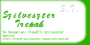 szilveszter trepak business card